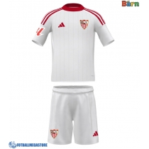 Fotballdrakt Barn Sevilla Hjemmedraktsett 2025-26 Kortermet (+ Korte bukser)